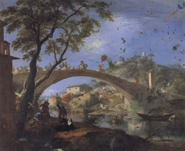 Pandolfo Reschi An Armed Assault on a Convent oil painting image